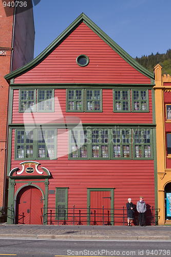 Image of Bryggen in Bergen Norway
