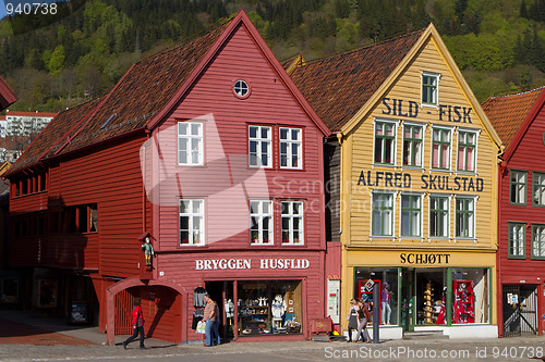 Image of Bryggen in Bergen Norway