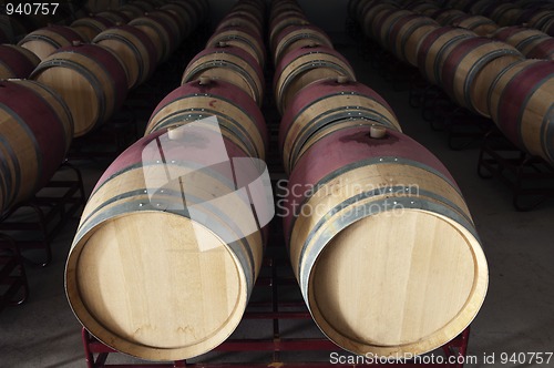 Image of Wine barrels