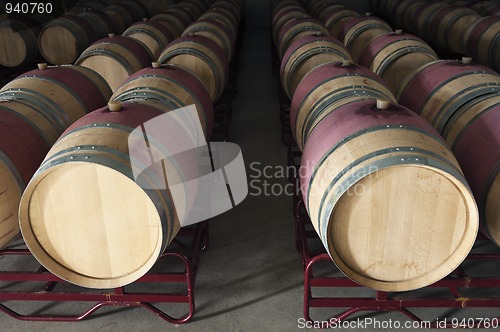 Image of Wine barrels