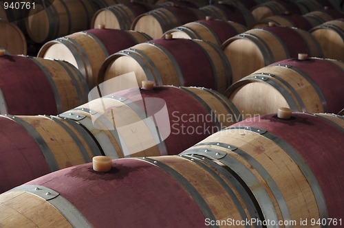 Image of Wine barrels