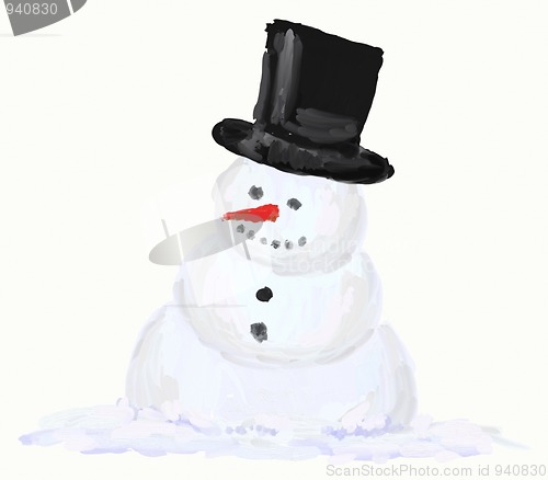 Image of snowman