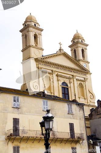 Image of John the Baptist Church Bastia Corsica France Europe