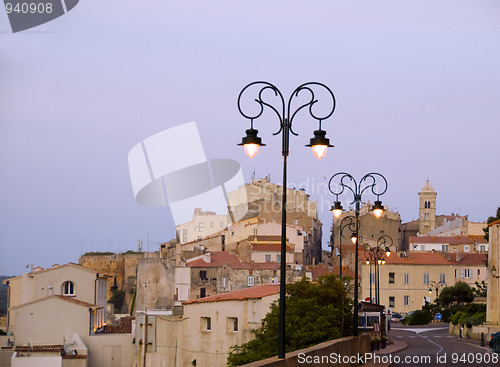 Image of medieval architecture in the Citadel Old town Upper city Bonifac