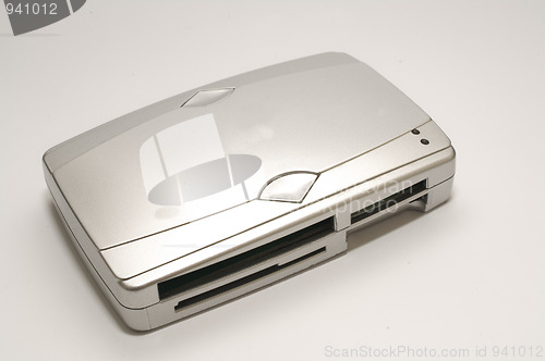 Image of Generic silver card reader on white