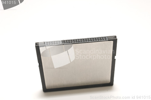 Image of Generic flash card standing on end on white