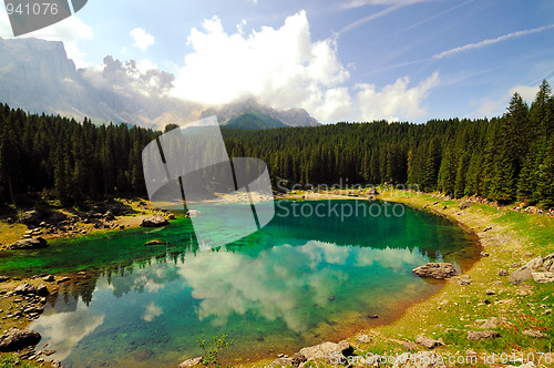 Image of Alpine lake (Italy)