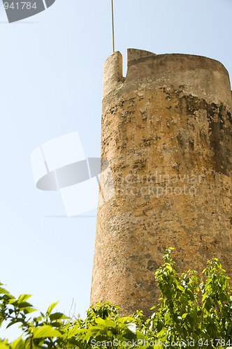 Image of fortress tower the Citadel Bonifacio Corsica