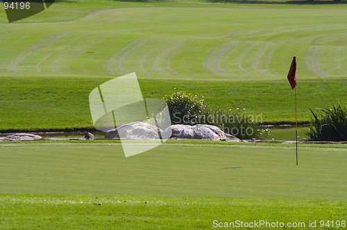 Image of 9th hole Gary player country club