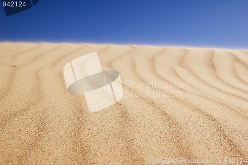 Image of  Sandy waves and the blue sky