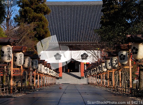 Image of Japanese Temple Entrance