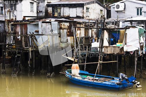 Image of Tai O, A small fishing village in Hong Kong 