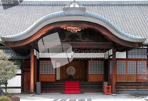 Image of Buddhist Temple Entrance