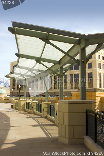 Image of Open Mall Sidewalk Roof