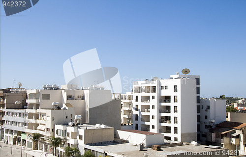 Image of rooftops of Larnaca Cyprus