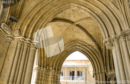 Image of mosque arch detail Lefkosia Cyprus