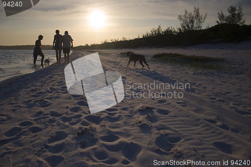 Image of Sunset walk Mozambique