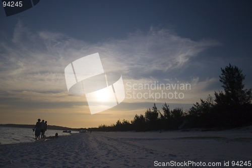 Image of Sunset walk Mozambique