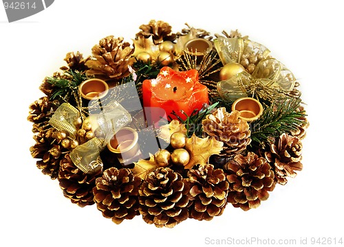 Image of New year  candle decoration