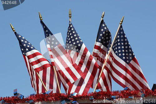 Image of American Flags