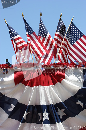 Image of American Flags