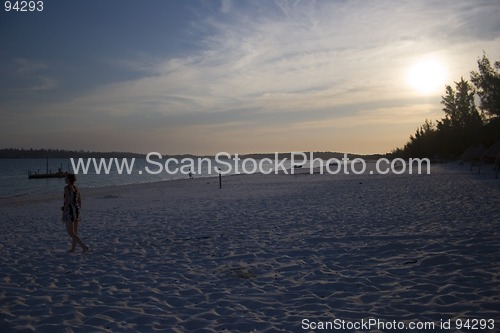 Image of Evening family walk in Mozambique