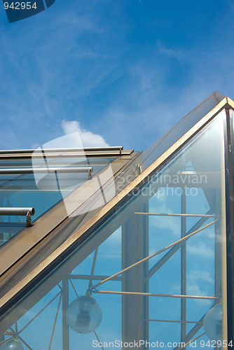 Image of The sky through glass