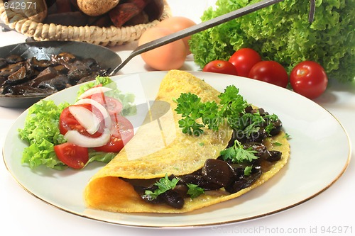 Image of Mushroom omelet