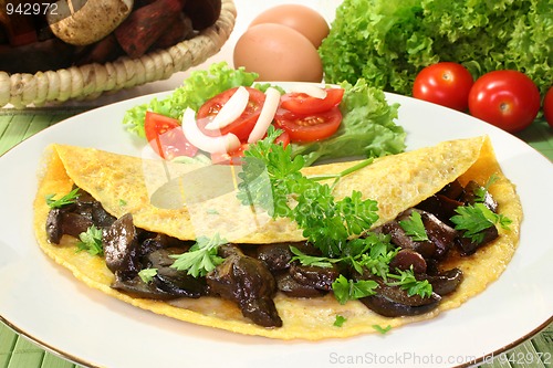 Image of Mushroom omelet