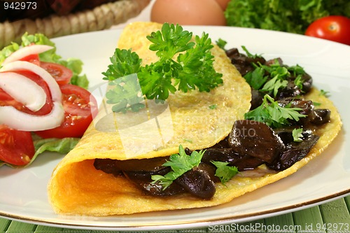 Image of Mushroom omelet
