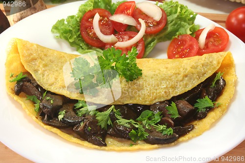 Image of Mushroom omelet