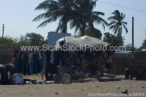 Image of Street market outside Maputo