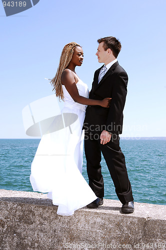 Image of Young married couple.