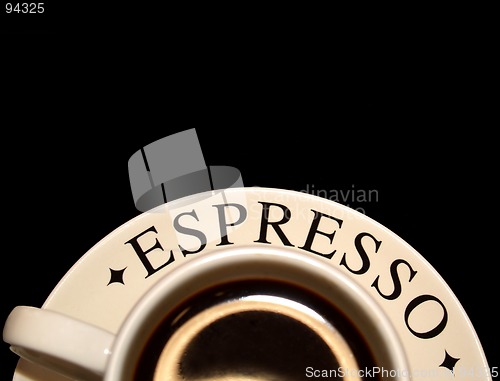Image of cup of espresso coffee