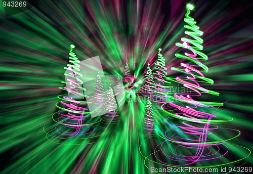 Image of xmas forest