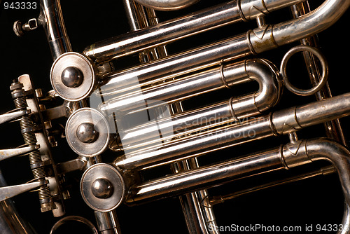 Image of French horn tubes