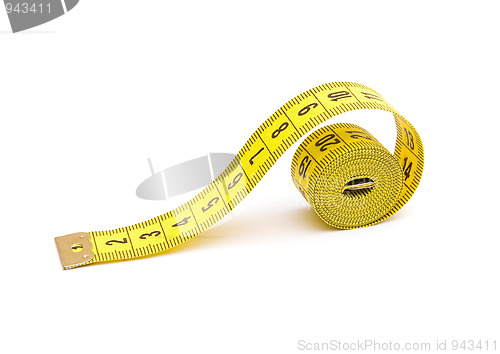 Image of Yellow measuring tape 