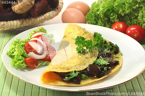 Image of Mushroom omelet