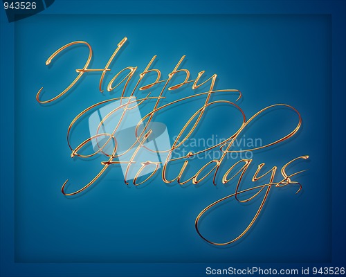Image of blue christmas