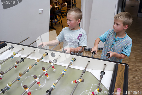 Image of Playing soccer game
