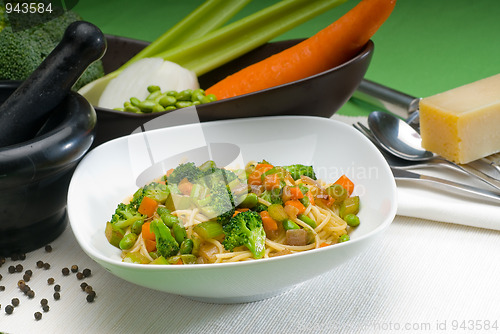 Image of vegetable pasta