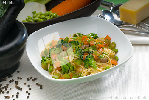 Image of vegetable pasta