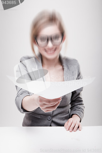 Image of young business woman