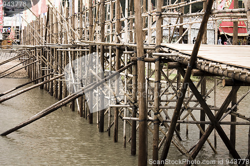 Image of wood bridge