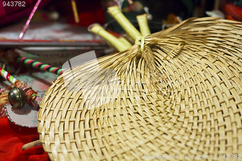 Image of chinese bamboo fan