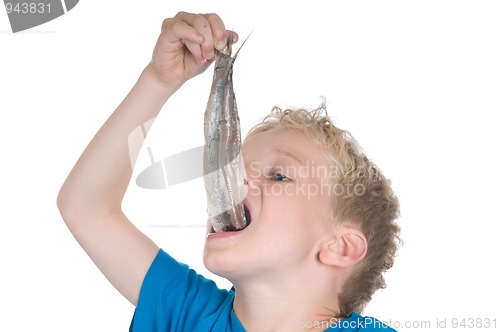 Image of Eating a herring the Dutch way