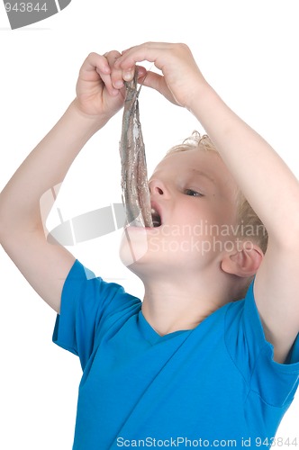 Image of Eating a herring the Dutch way