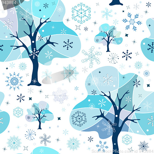 Image of Seamless Christmas pattern