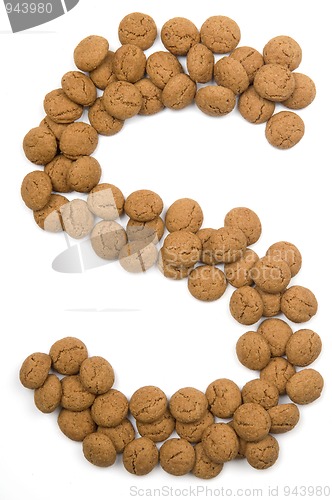 Image of Ginger Nut Alphabet S