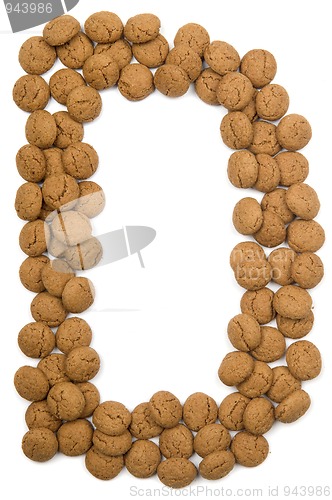 Image of Ginger Nut Alphabet D